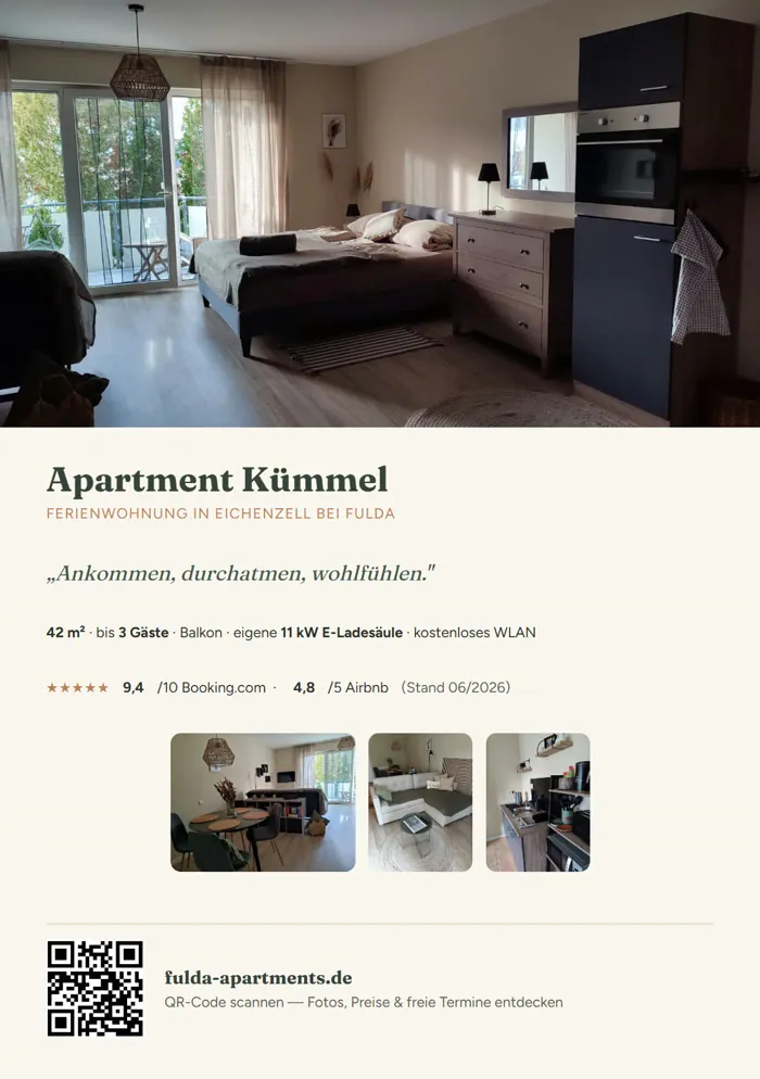 Vorschau der Flyer-Vorderseite: Apartment Kümmel