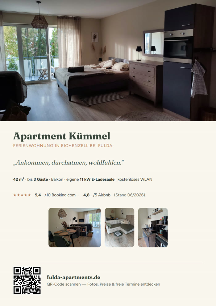Preview of the flyer front page: Apartment Kümmel